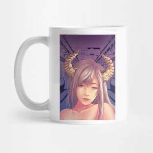 Night Train Demon Girl Mug